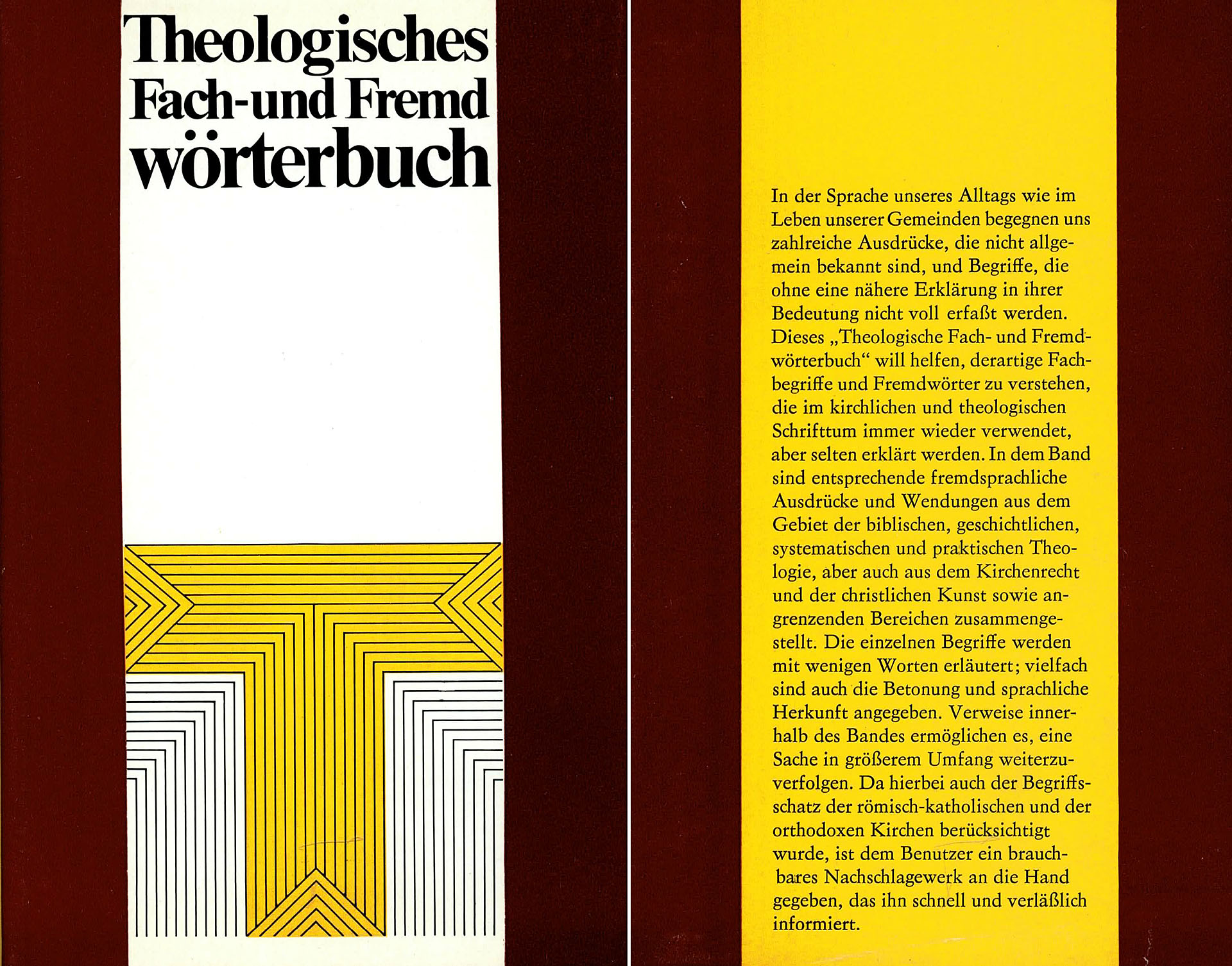 Theologisches Fach- und Fremdwörterbuch - Hauck, Friedrich